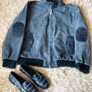 Բաճկոն կոկորդիլոսի կաշվից