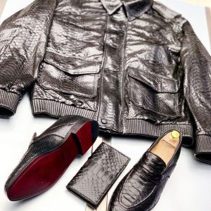 Բաճկոն պիթոնի կաշվից